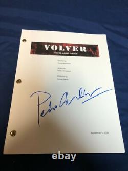 Pedro Almodovar Signed Autographed Volver Full Movie Script Proof Rare