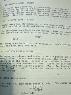 Peter Bogdanovich MASK Original script for the 1985 film- Production Used