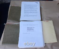 Peter Hyams The Hunter Movie Script 1st & 2nd Draft with Notes Steve McQueen