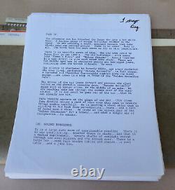 Peter Hyams The Hunter Movie Script 1st & 2nd Draft with Notes Steve McQueen