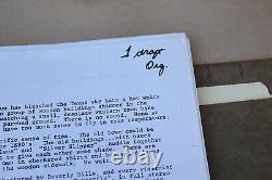 Peter Hyams The Hunter Movie Script 1st & 2nd Draft with Notes Steve McQueen