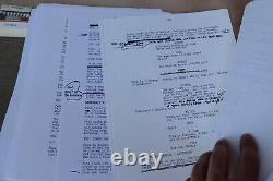 Peter Hyams The Hunter Movie Script 1st & 2nd Draft with Notes Steve McQueen