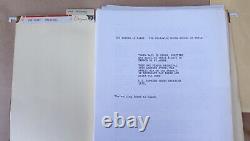 Peter Hyams The Hunter Movie Script 1st & 2nd Draft with Notes Steve McQueen