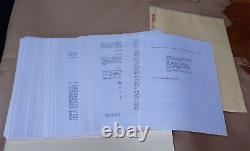 Peter Hyams The Hunter Movie Script 1st & 2nd Draft with Notes Steve McQueen