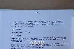 Peter Hyams The Hunter Movie Script 1st & 2nd Draft with Notes Steve McQueen