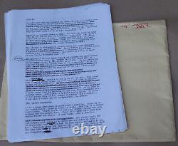 Peter Hyams The Hunter Movie Script 1st & 2nd Draft with Notes Steve McQueen