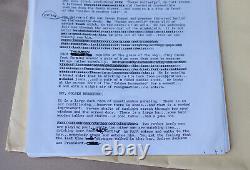 Peter Hyams The Hunter Movie Script 1st & 2nd Draft with Notes Steve McQueen