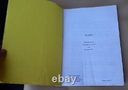 Peter Hyams The Hunter Movie Script 1st Draft & Contract Paper Steve McQueen