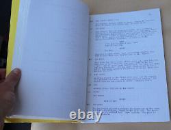 Peter Hyams The Hunter Movie Script 1st Draft & Contract Paper Steve McQueen