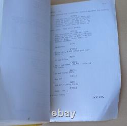 Peter Hyams The Hunter Movie Script 1st Draft & Contract Paper Steve McQueen
