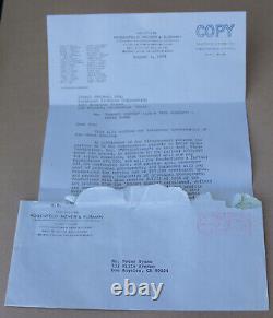 Peter Hyams The Hunter Movie Script 1st Draft & Contract Paper Steve McQueen