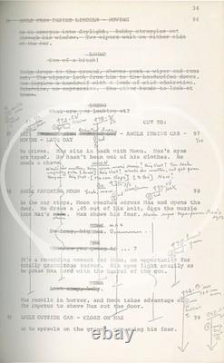 Philip D'Antoni SEVEN-UPS Original screenplay for the 1973 film script #153621