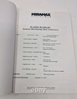 Playing By Heart Movie Angelina Jolie Jon Stewart Screenplay/Script 1998