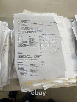 Playing By Heart Movie Memo Lot Angelina Jolie/Tom Wilhite Script Pages Miramax