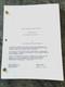 Poltergeist 3 Were Back Original 1987 Film Script Final Draft Heather O Roark
