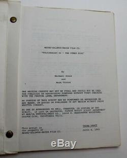 Poltergeist II / Michael Grais 1985 Horror Movie Script, USED BY PROP DEPARTMENT