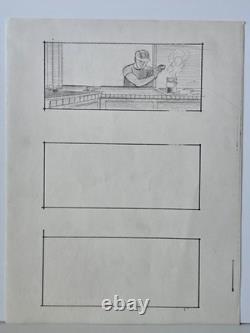 Poltergeist Storyboard Movie Carl Aldana Production Original Art 3 Pages