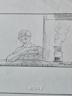 Poltergeist Storyboard Movie Carl Aldana Production Original Art 3 Pages