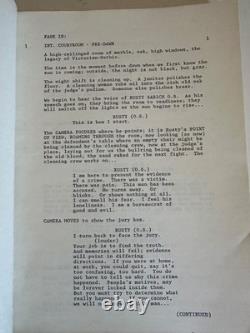 Presumed Innocent Movie Original Screenplay Script Jake Gyllenhaal