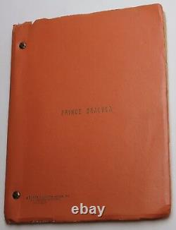 Prince Dracula Unproduced Movie Script, Rare Vampire Film from Batman Producer