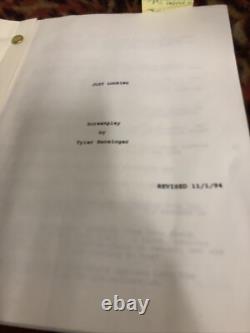 Propaganda Films Just Looking Film Script By Tyler Bensinger Vintage Defunct VG