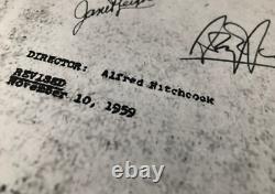 Psycho Movie Script 1960 Alfred Hitchcock, Anthony Perkins Autographs 138 Pages