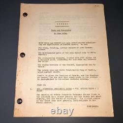 QUEBEC 1951 Original Movie Script Alan Le May / Don Haggerty Marked Lines COA