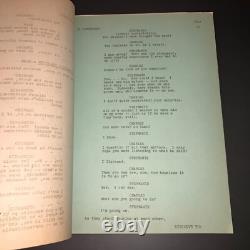 QUEBEC 1951 Original Movie Script Alan Le May / Don Haggerty Marked Lines COA