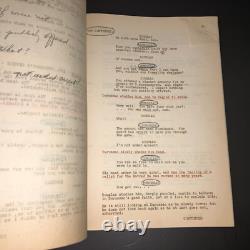 QUEBEC 1951 Original Movie Script Alan Le May / Don Haggerty Marked Lines COA