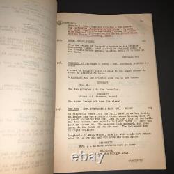 QUEBEC 1951 Original Movie Script Alan Le May / Don Haggerty Marked Lines COA