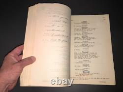 QUEBEC 1951 Original Movie Script Alan Le May / Don Haggerty Marked Lines COA