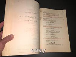 QUEBEC 1951 Original Movie Script Alan Le May / Don Haggerty Marked Lines COA