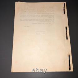 QUEBEC 1951 Original Movie Script Alan Le May / Don Haggerty Marked Lines COA