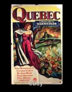 QUEBEC 1951 Original Movie Script Alan Le May / Don Haggerty Marked Lines COA