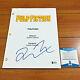 Quentin Tarantino Signed Pulp Fiction Full 136 Page Movie Script With Beckett Coa