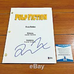 QUENTIN TARANTINO SIGNED PULP FICTION FULL 136 PAGE MOVIE SCRIPT with BECKETT COA