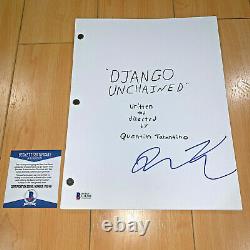 QUENTIN TARRANTINO SIGNED DJANGO UNCHAINED MOVIE SCRIPT SCREENPLAY with BAS COA