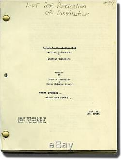 Quentin Tarantino PULP FICTION Original screenplay for the 1994 film #144423