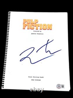 Quentin Tarantino Signed Autograph Movie Script Pulp Fiction Beckett Bas Coa D