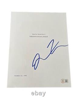 Quentin Tarantino Signed Autograph Reservoir Dogs Film Script Screenplay BAS E