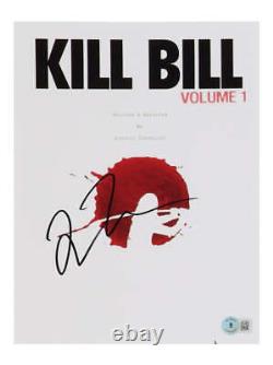 Quentin Tarantino Signed Kill Bill Volume 1 8x10 Movie Script Cover Photo Be