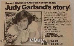 RAINBOW / John McGreevey 1978 TV Movie Script, JUDY GARLAND early life struggles