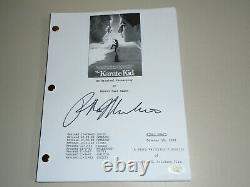 RALPH MACCHIO Signed MOVIE SCRIPT THE KARATE KID Autograph Cobra Kai JSA COA