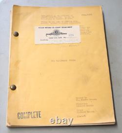 RARE 1954 The Blackboard Jungle Martha Wentworth's Original Movie Script MGM