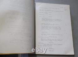 RARE 1954 The Blackboard Jungle Martha Wentworth's Original Movie Script MGM