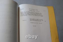 RARE 1954 The Blackboard Jungle Martha Wentworth's Original Movie Script MGM