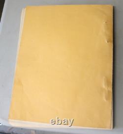 RARE 1954 The Blackboard Jungle Martha Wentworth's Original Movie Script MGM