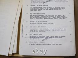 RARE 1981 A BOY'S LIFE MELISSA MATHISON ET PROPRIETARY MOVIE SCRIPT with NOTES
