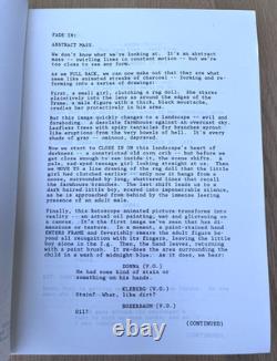 RARE 1990 The Crowded Room Movie Original Script Tof Graff James Cameron Project