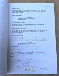 RARE 1990 The Crowded Room Movie Original Script Tof Graff James Cameron Project
